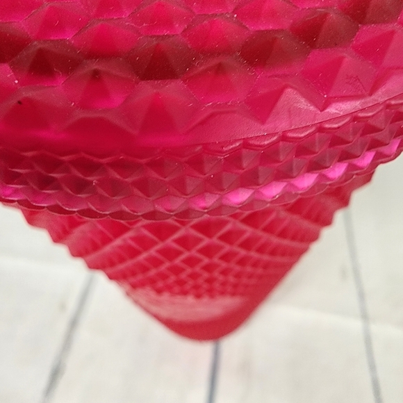 Starbucks Fall 2021 Neon Pink Studded Cold Cup Soft Touch Jelly Venti 24oz - Picture 5 of 11